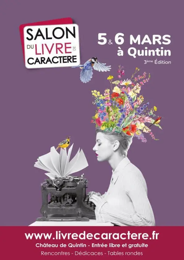 affiche salon du livre de caractère 2022