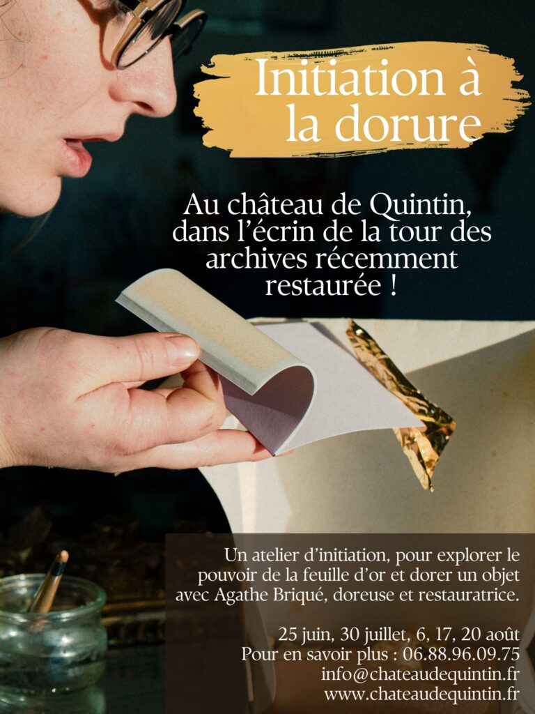 Stage Dorure avec Agathe Briqué