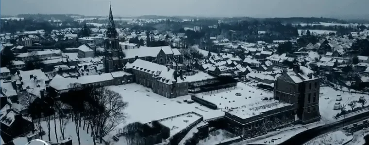 Quintin sous la neige France 2 JT 10/02/2021